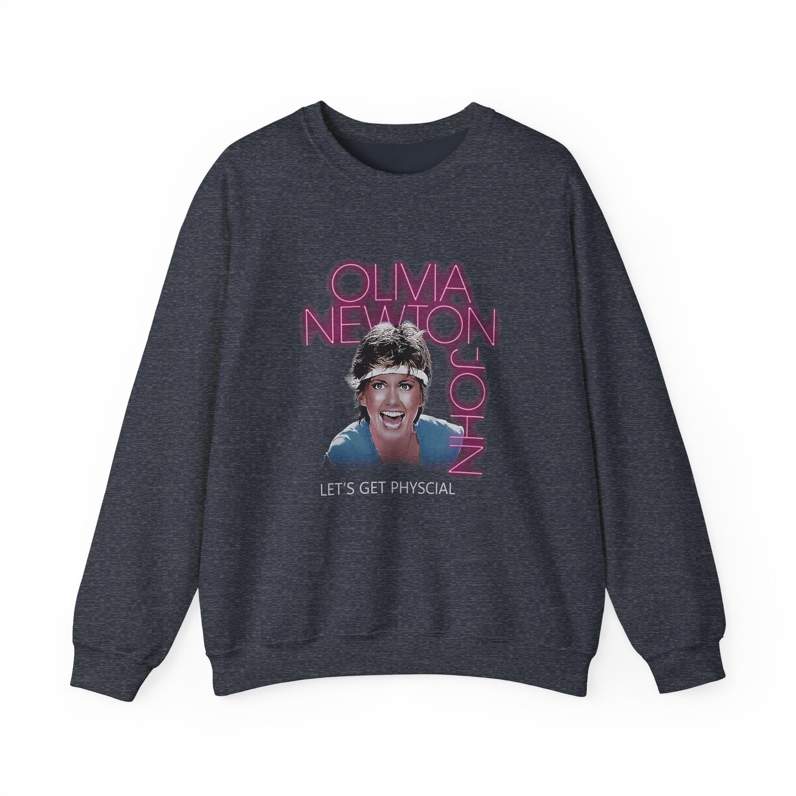 Olivia Newton John Neon Nights Unisex Heavy Blend™ Crewneck Sweatshirt