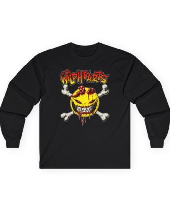 The Wildhearts Smileybones Logo Unisex Ultra Cotton Long Sleeve Tee