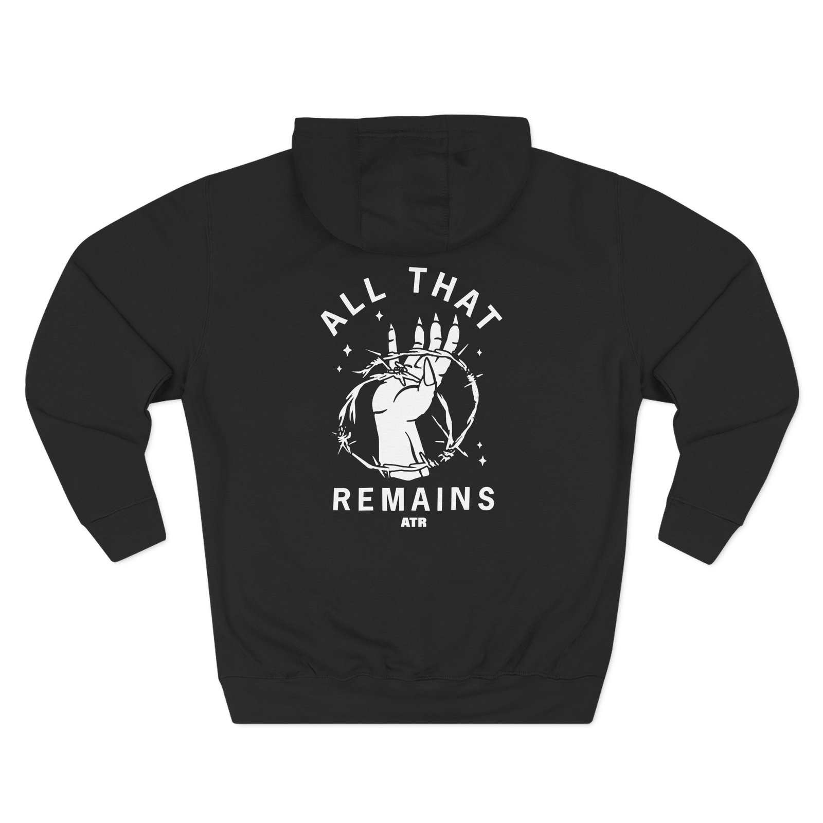 All That Remains Barbed Wire Three-Panel Fleece Hoodie