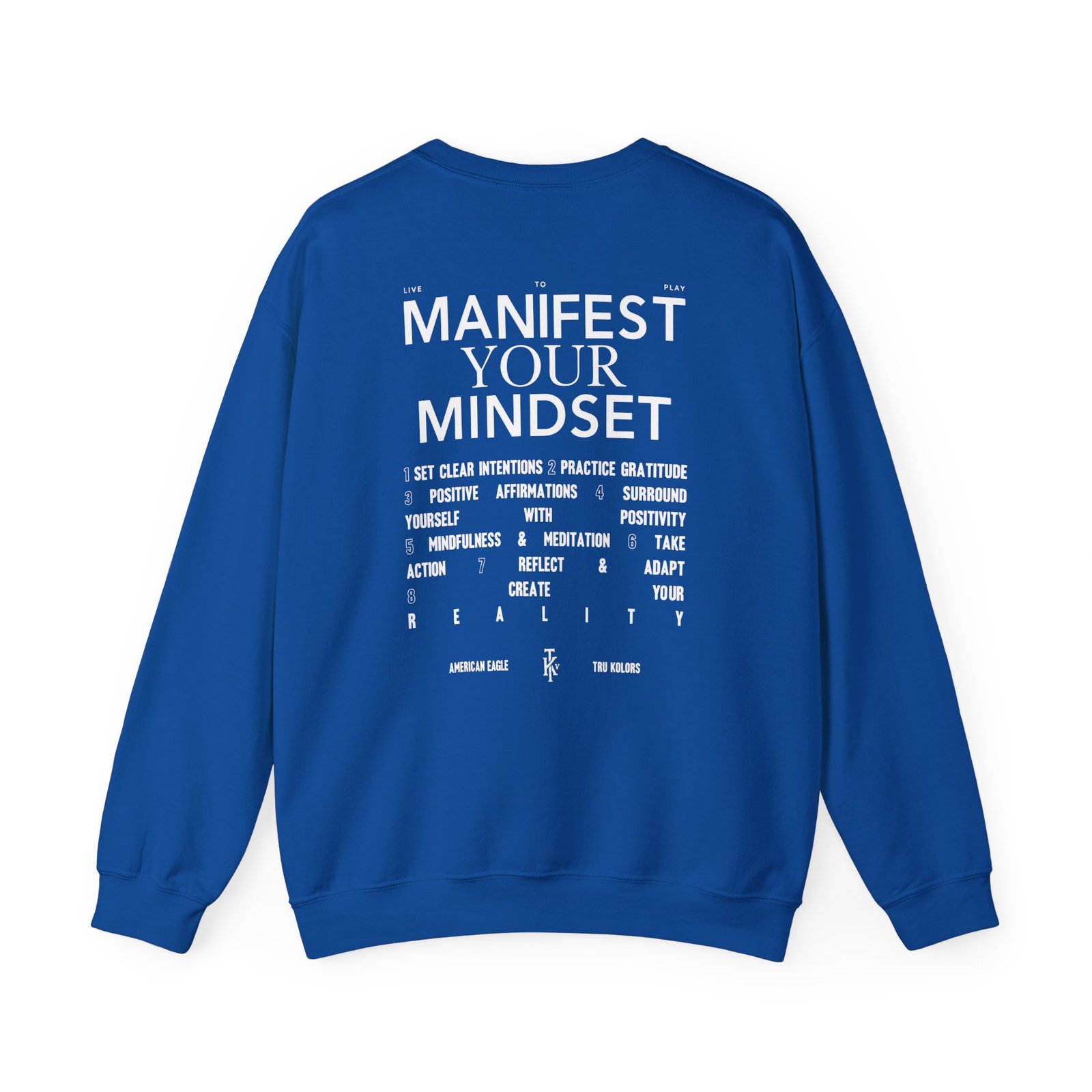 Travis Kelce Manifest Your Mindset Unisex Heavy Blend™ Crewneck Sweatshirt