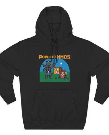 Popularmmos Three-Panel Fleece Hoodie