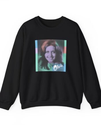 Olivia Newton John Color Block Unisex Heavy Blend™ Crewneck Sweatshirt