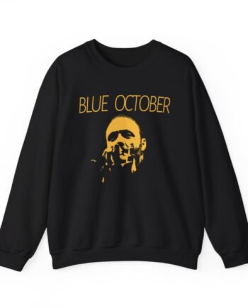 Blue October Midnight Foil Unisex Heavy Blend™ Crewneck Sweatshirt