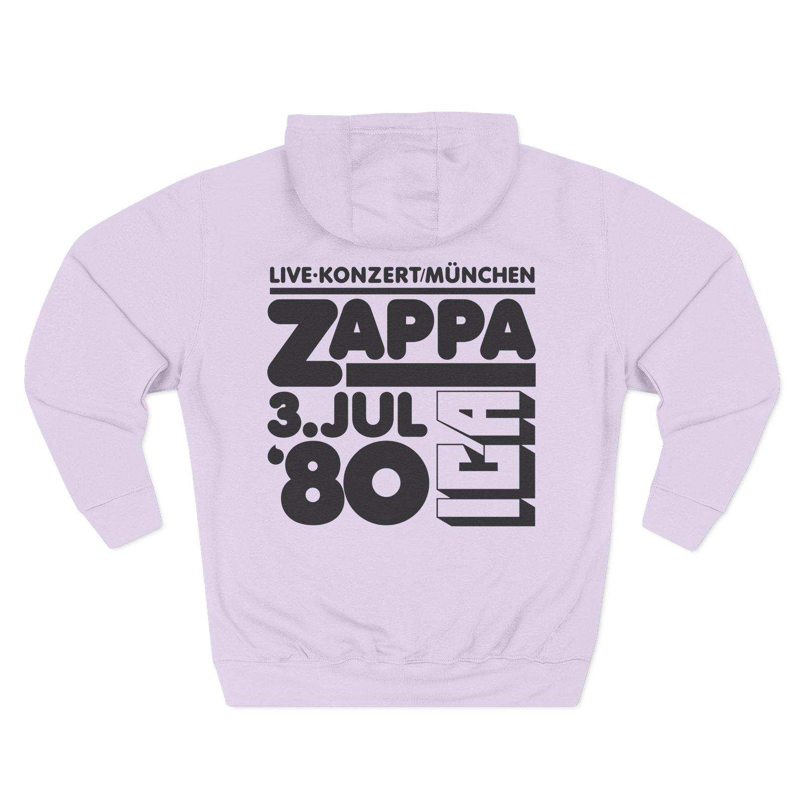 Frank Zappa 80 Munich Three-Panel Fleece Hoodie