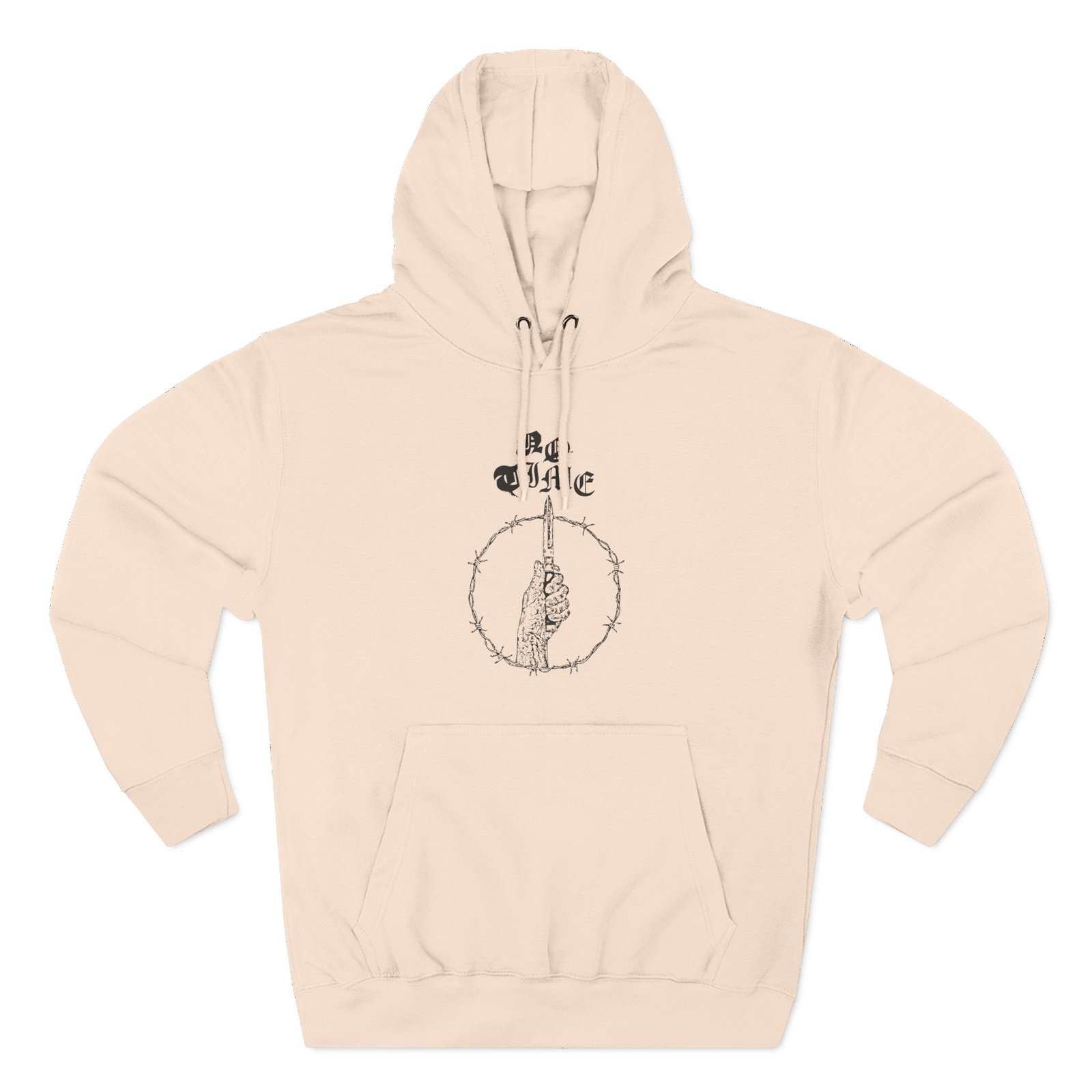No Time demo Three-Panel Fleece Hoodie