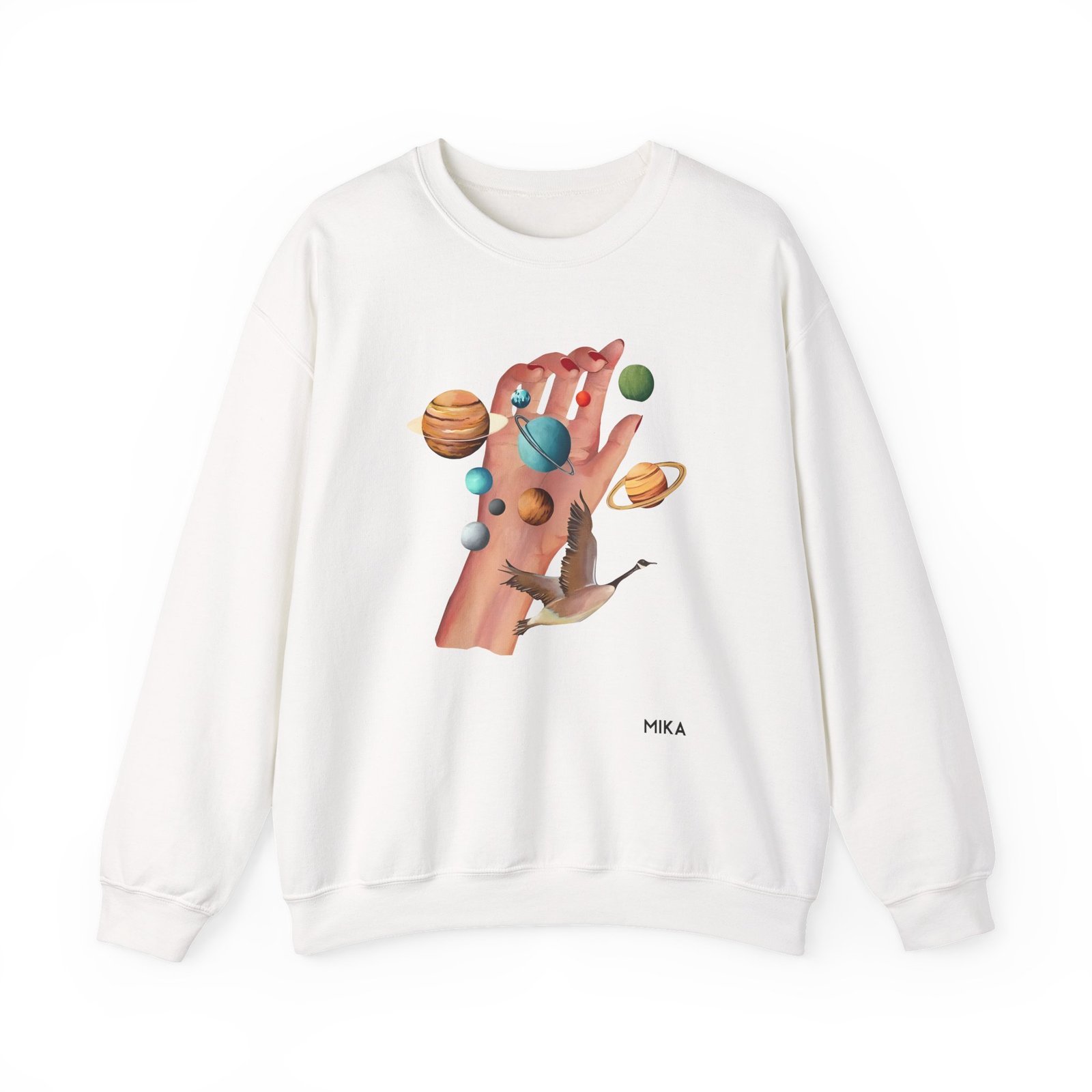Mika Solar System Unisex Heavy Blend™ Crewneck Sweatshirt