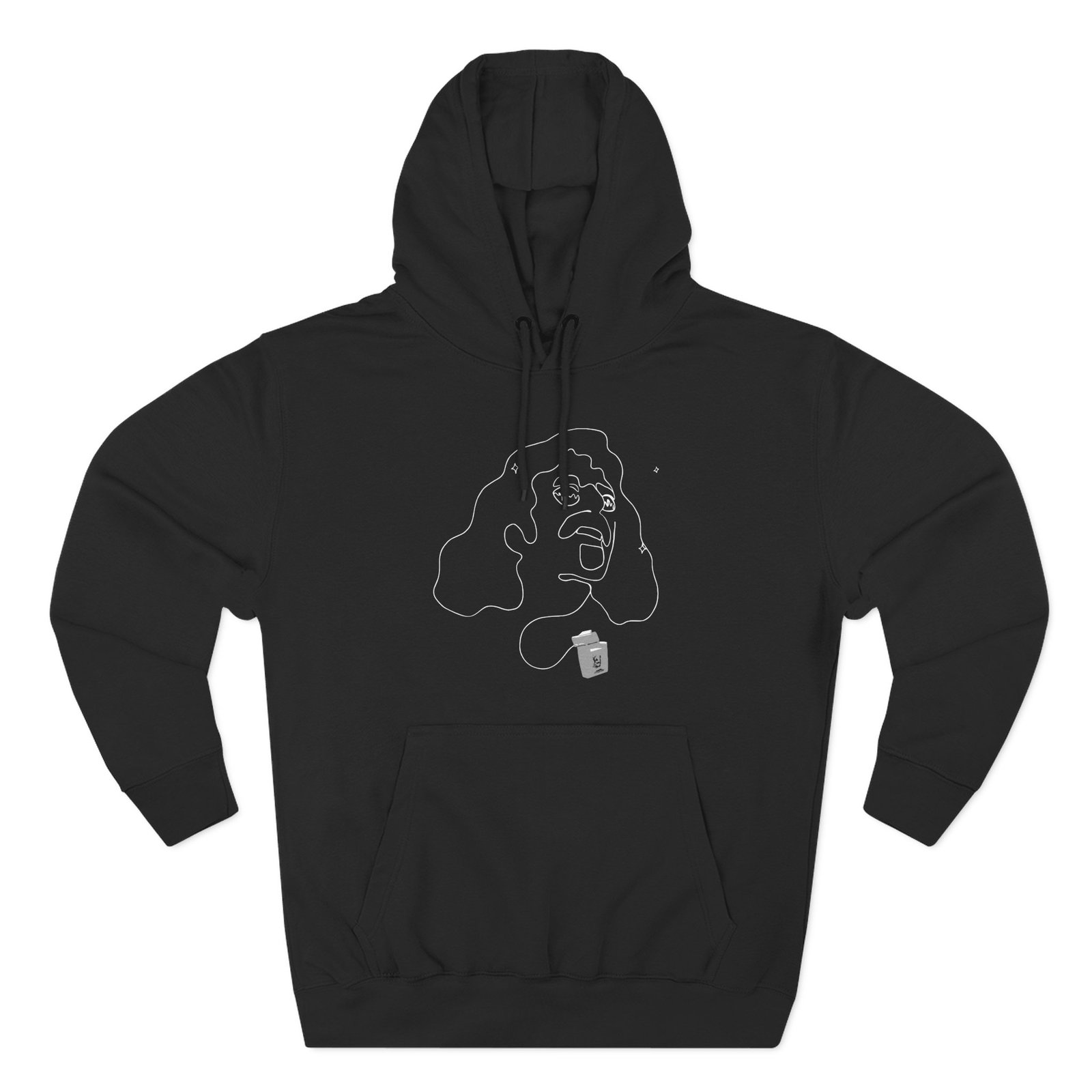 Frank Zappa Dental Floss Three-Panel Fleece Hoodie