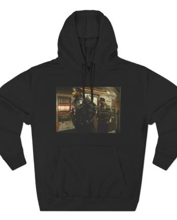 John Dimaggio Brooklyn Magazine Three-Panel Fleece Hoodie