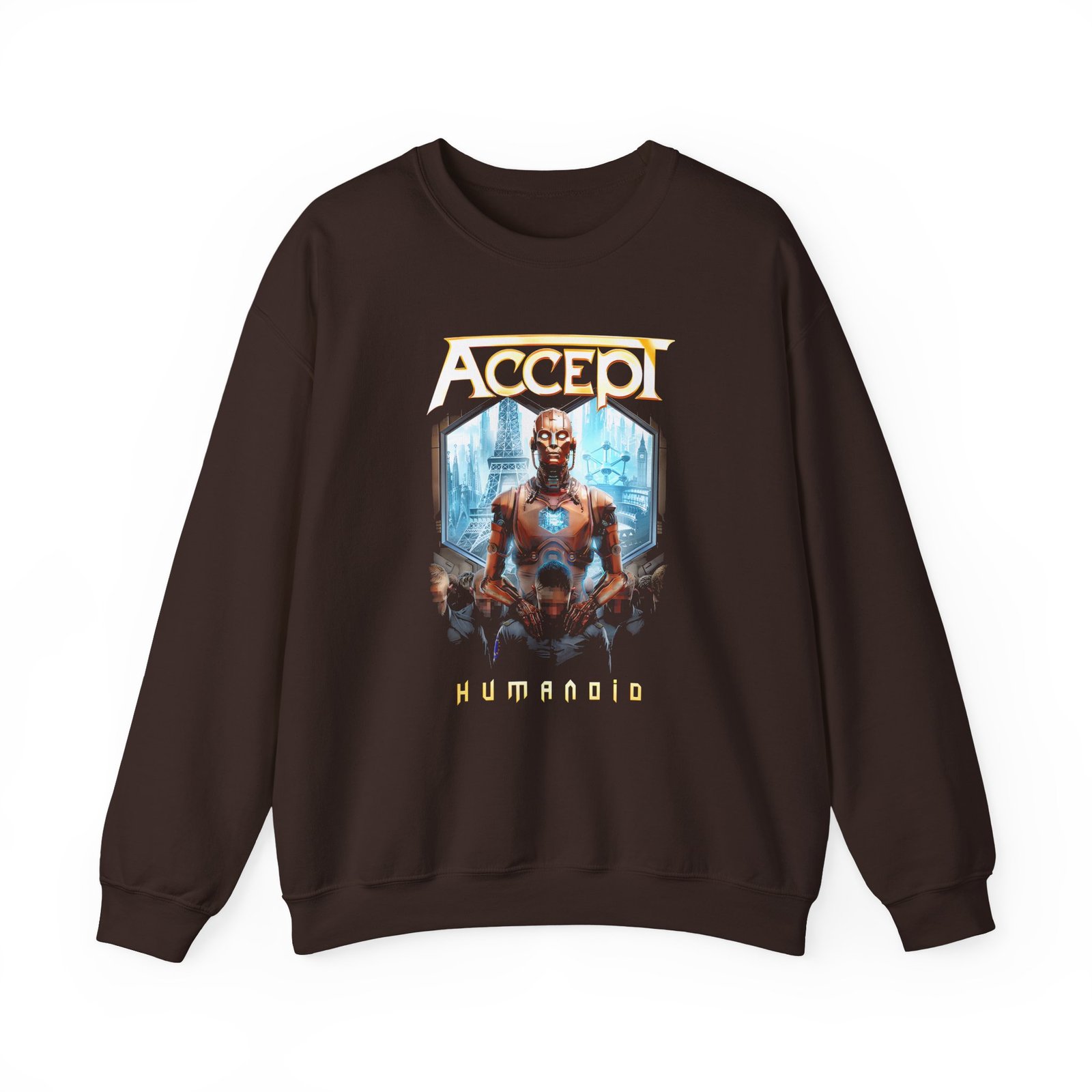 Accept Humanoid Cover Unisex Heavy Blend™ Crewneck Sweatshirt