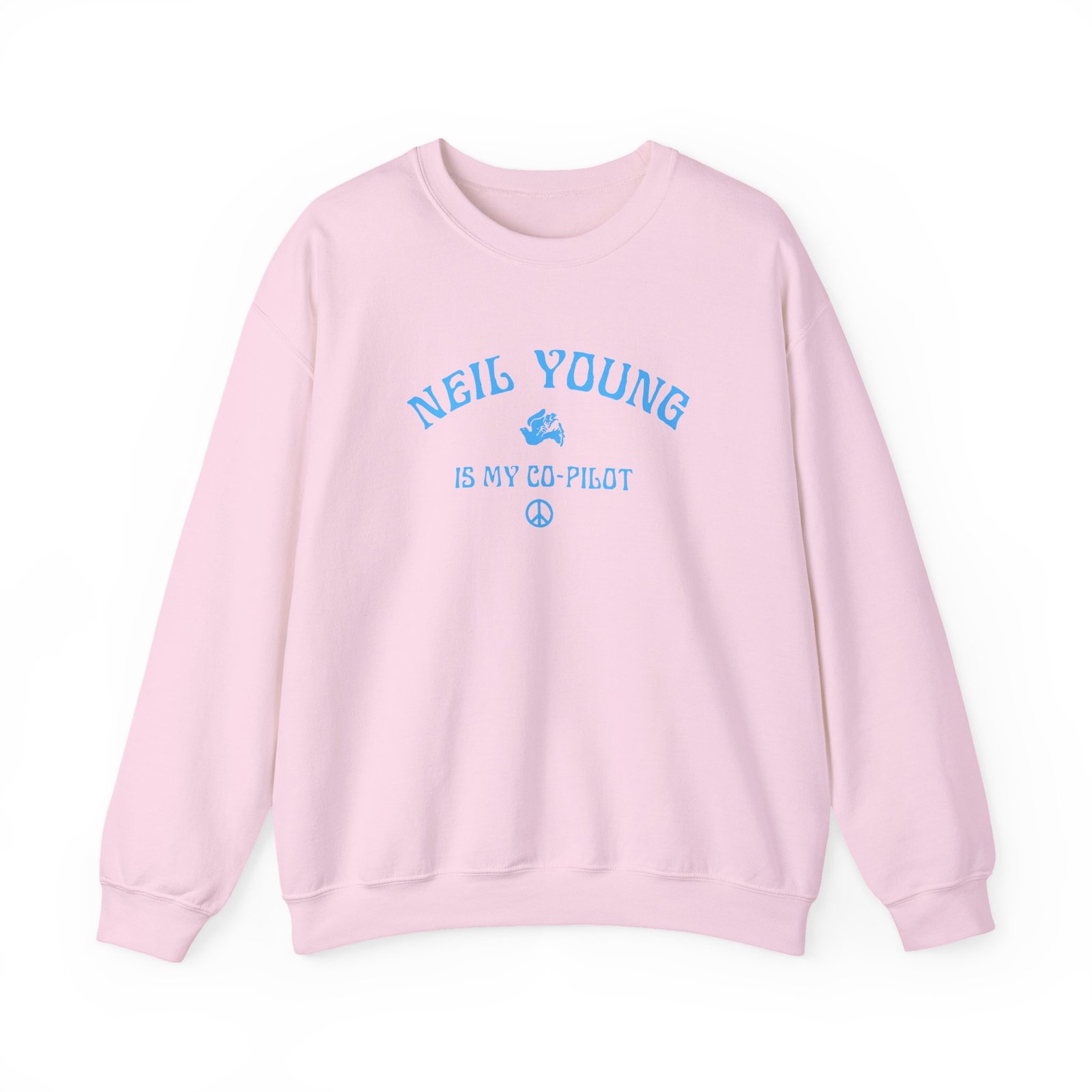 Neil Young Co-pilot Unisex Heavy Blend™ Crewneck Sweatshirt