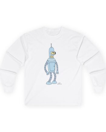 John Dimaggio Futurama Bender Unisex Ultra Cotton Long Sleeve Tee