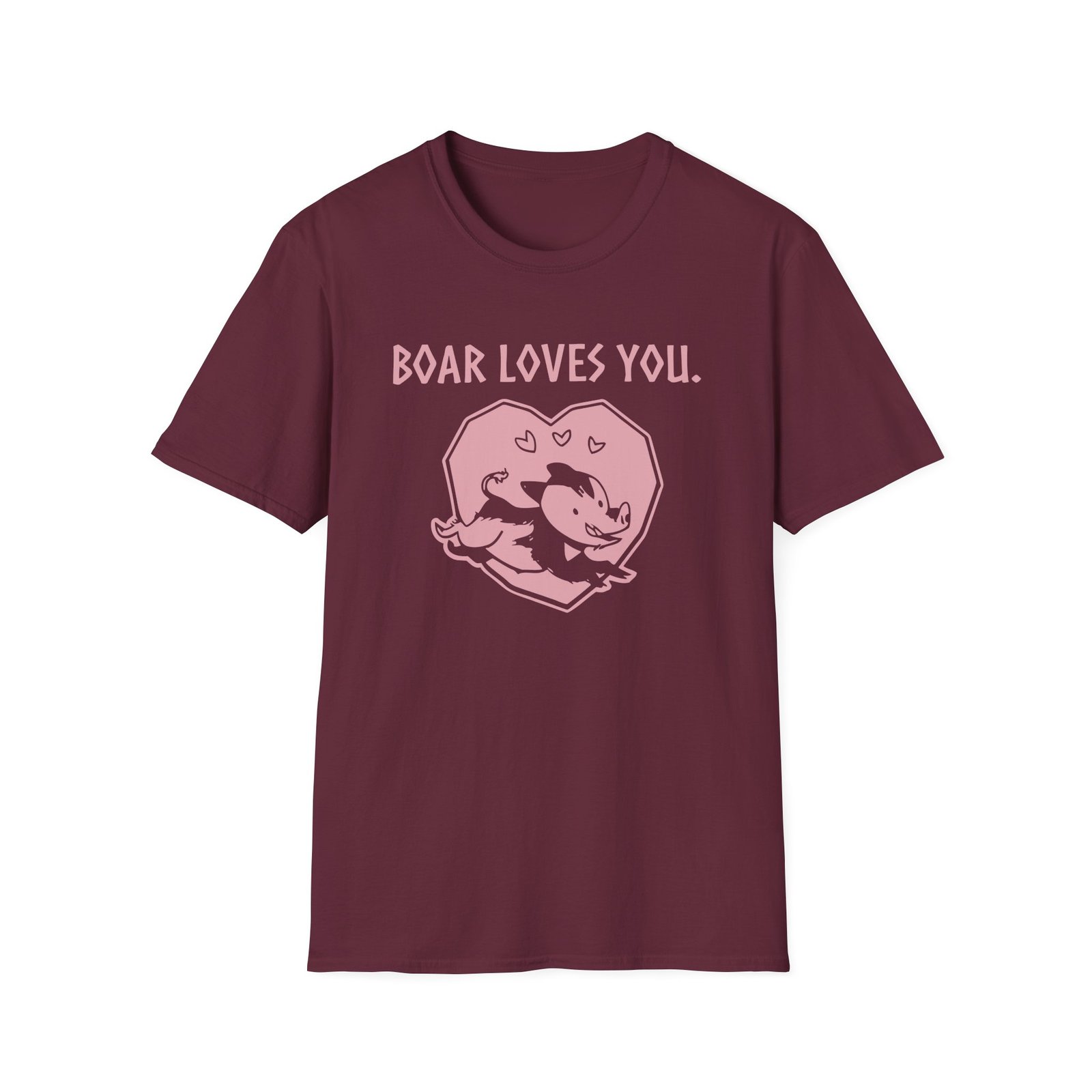 Valheim Boar Loves You Unisex Softstyle T-Shirt
