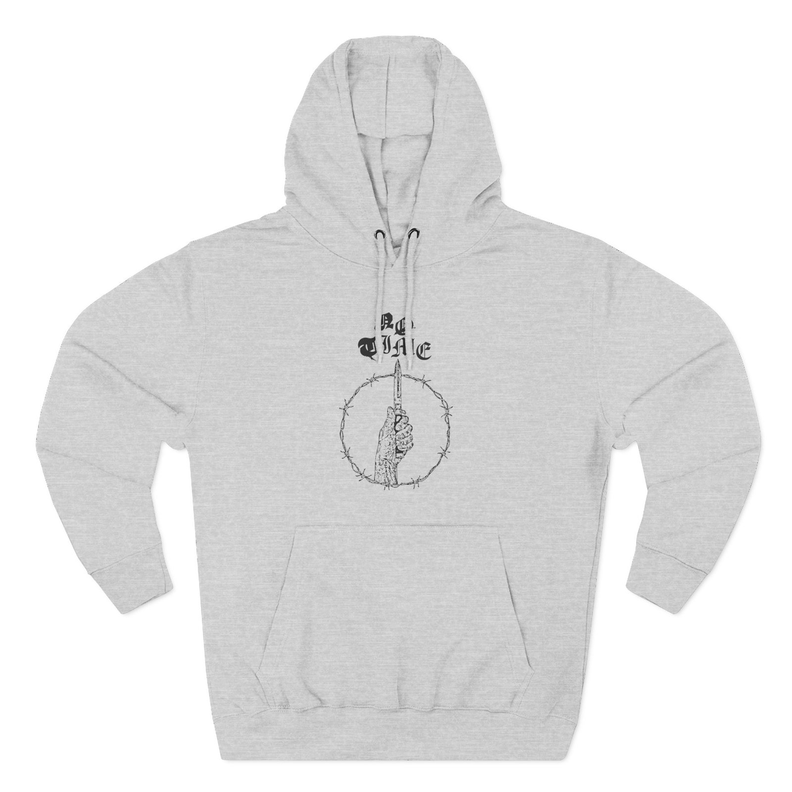 No Time demo Three-Panel Fleece Hoodie