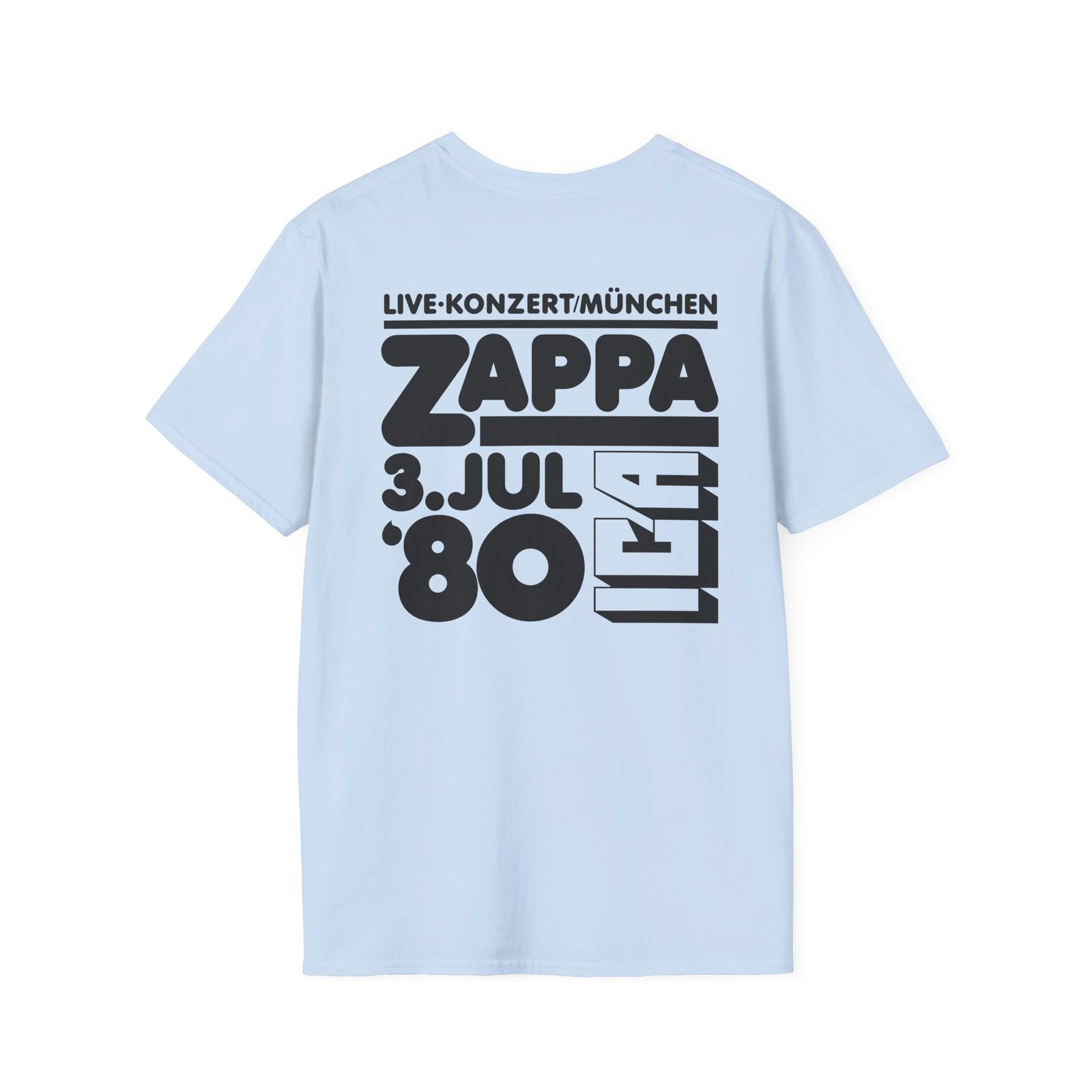 Frank Zappa 80 Munich Unisex Softstyle T-Shirt