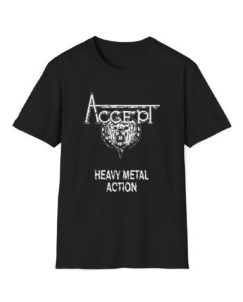 Accept Heavy Metal Action Unisex Softstyle T-Shirt