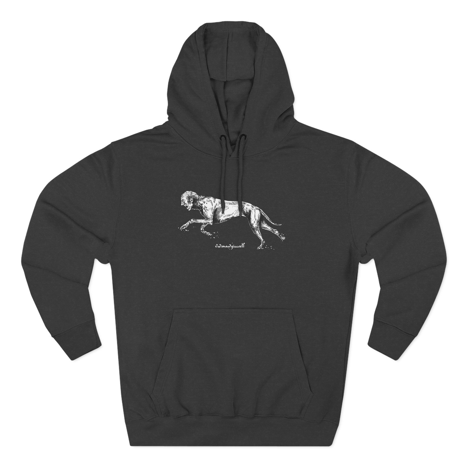 Hunt Show Down Greyhound Trait Three-Panel Fleece Hoodie