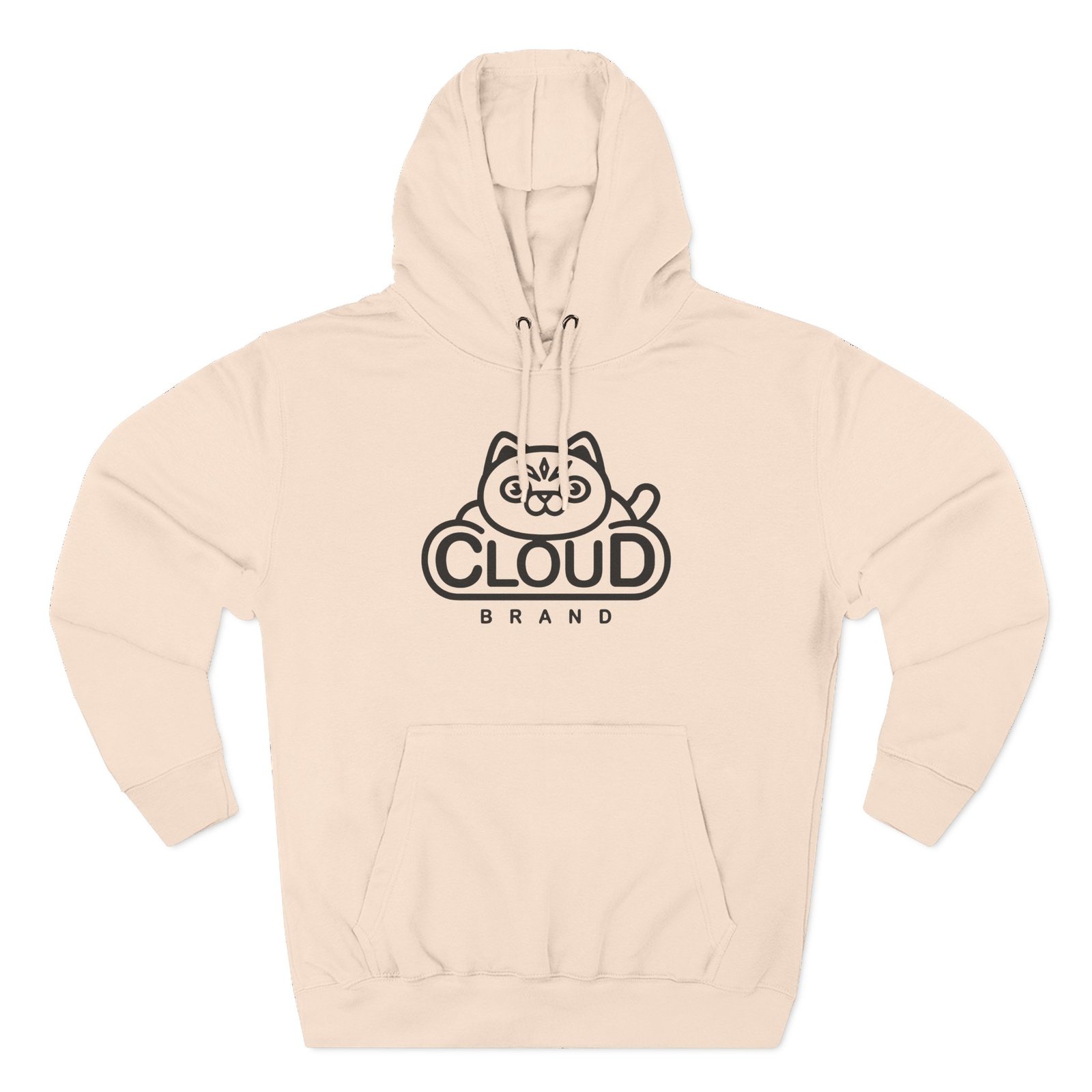 Popularmmos Three-Panel Fleece Hoodie