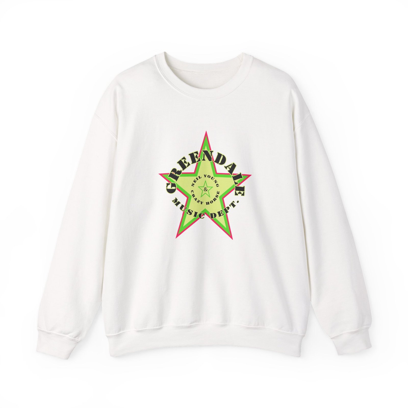 Neil Young Greendale Star Unisex Heavy Blend™ Crewneck Sweatshirt