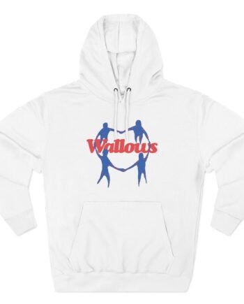 Wallows Heart Chain Three-Panel Fleece Hoodie