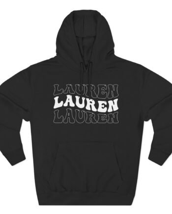 Lauren Kettering Three-Panel Fleece Hoodie