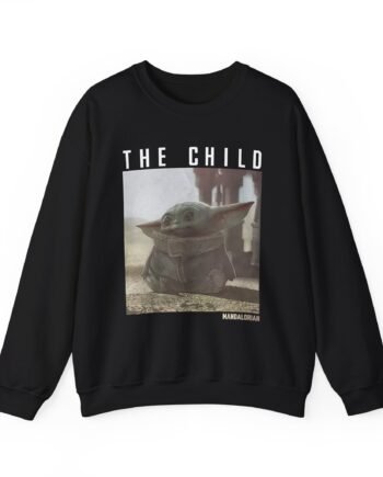 Moistcr1tikal The Child Mandalorian Unisex Heavy Blend™ Crewneck Sweatshirt