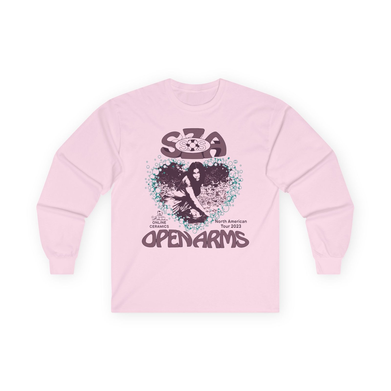 Sza Sos Open Arms Tour Unisex Ultra Cotton Long Sleeve Tee