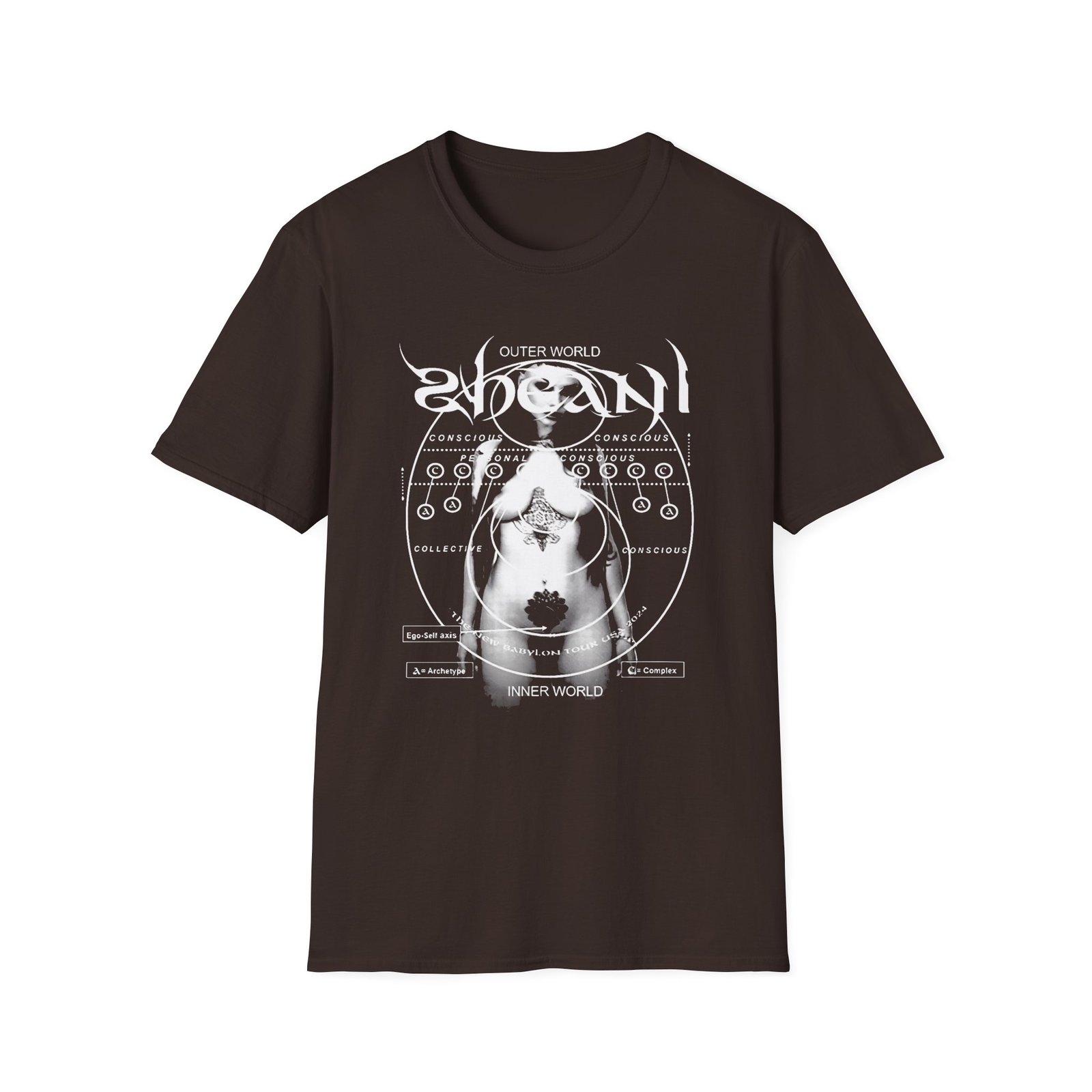 Zheani Body Tour Dates Unisex Softstyle T-Shirt
