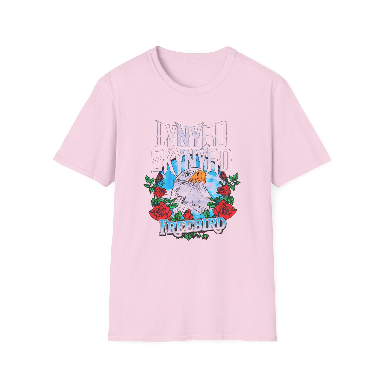 Lynyrd Skynyrd Eagle Roses Unisex Softstyle T-Shirt