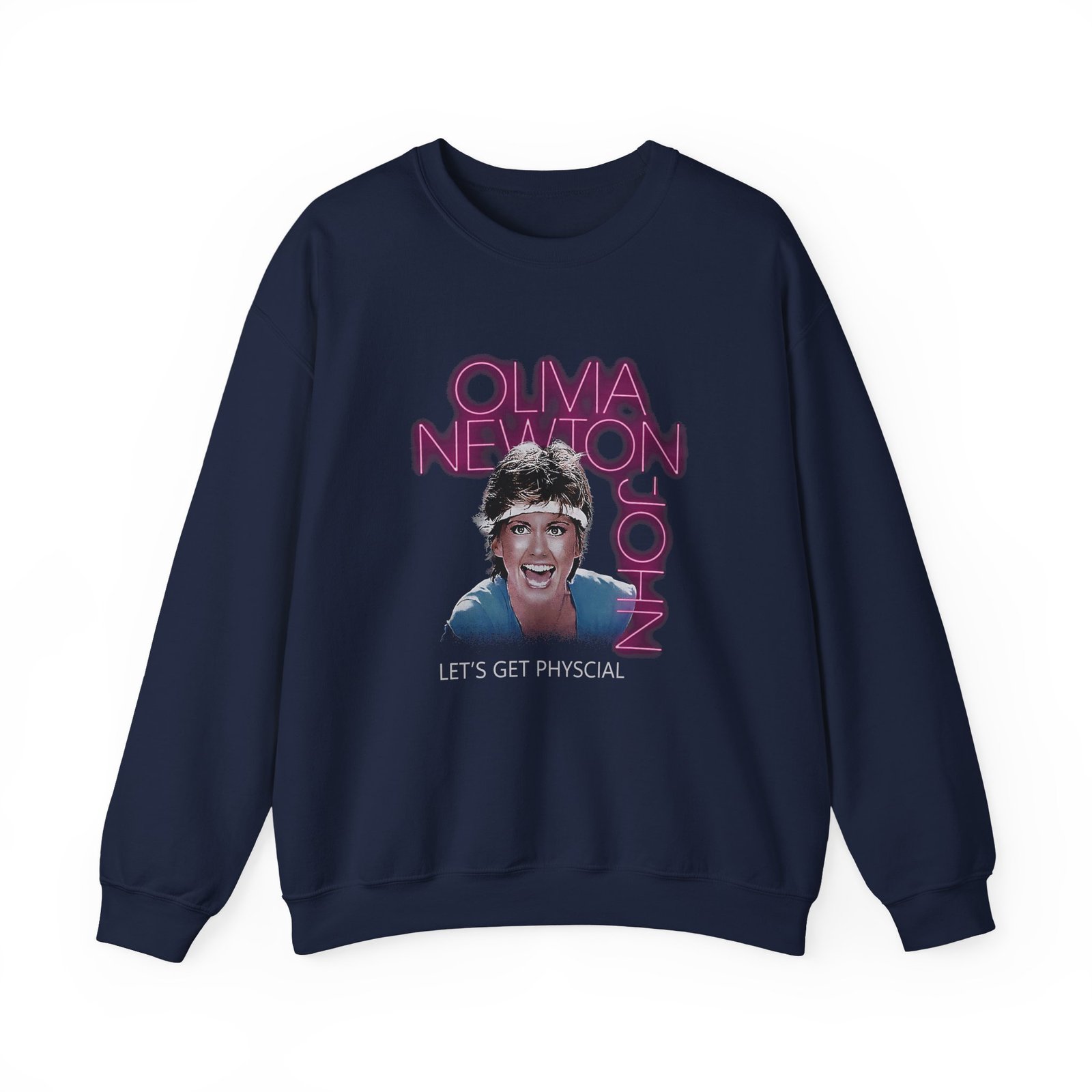 Olivia Newton John Neon Nights Unisex Heavy Blend™ Crewneck Sweatshirt