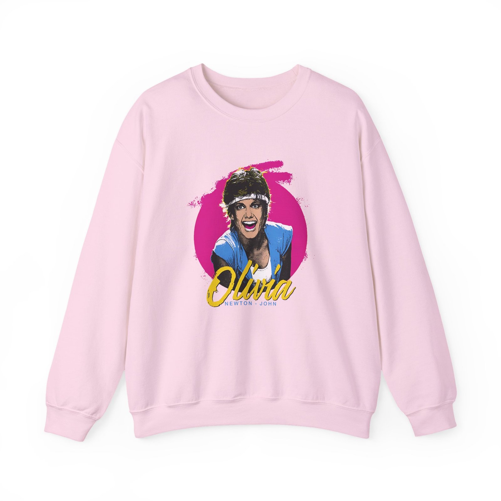 Olivia Newton John Retro Physical Muscle Unisex Heavy Blend™ Crewneck Sweatshirt