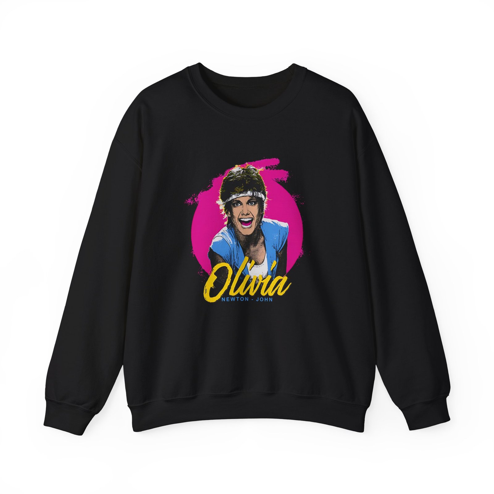 Olivia Newton John Retro Physical Muscle Unisex Heavy Blend™ Crewneck Sweatshirt