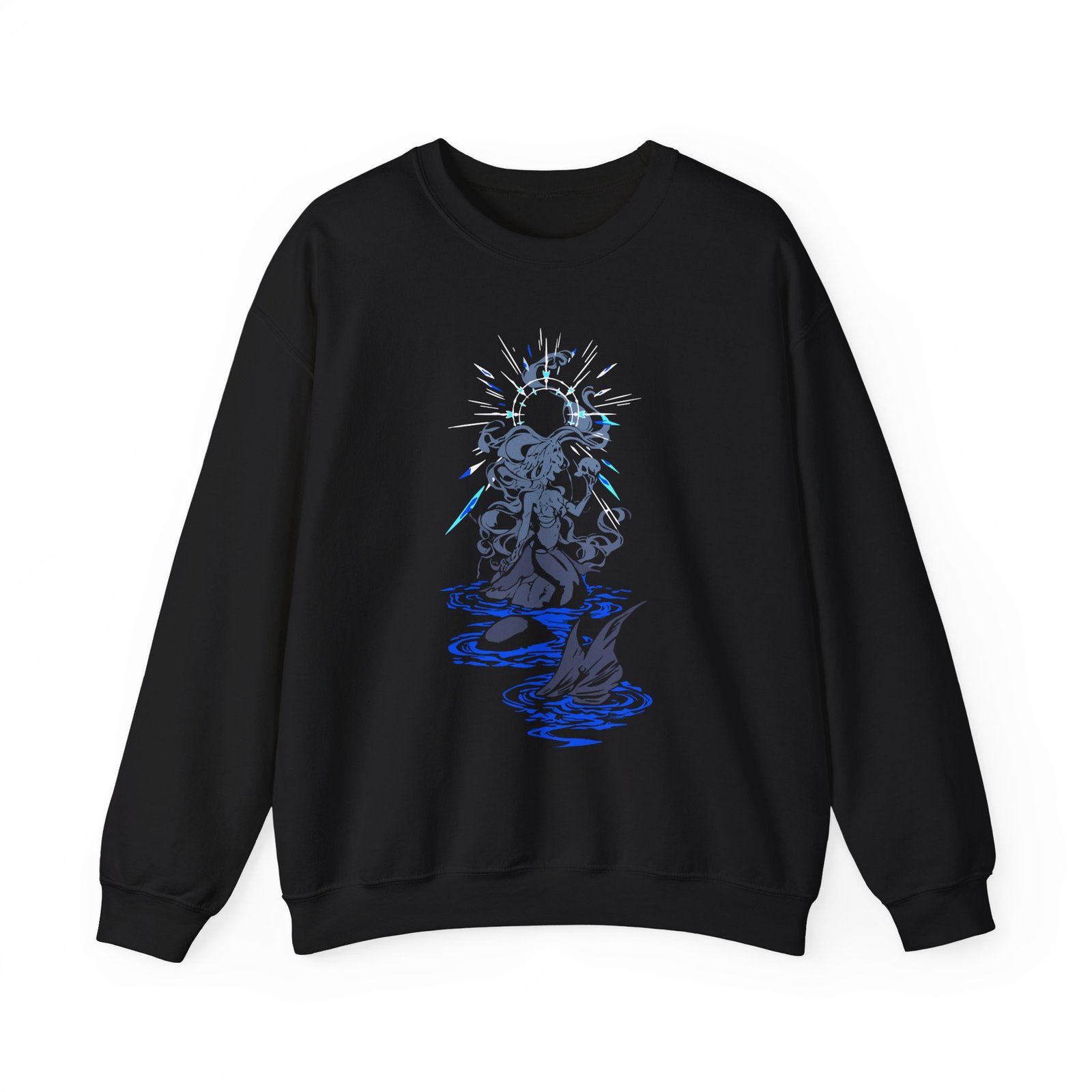 Vshojo Moonlit Siren Unisex Heavy Blend™ Crewneck Sweatshirt