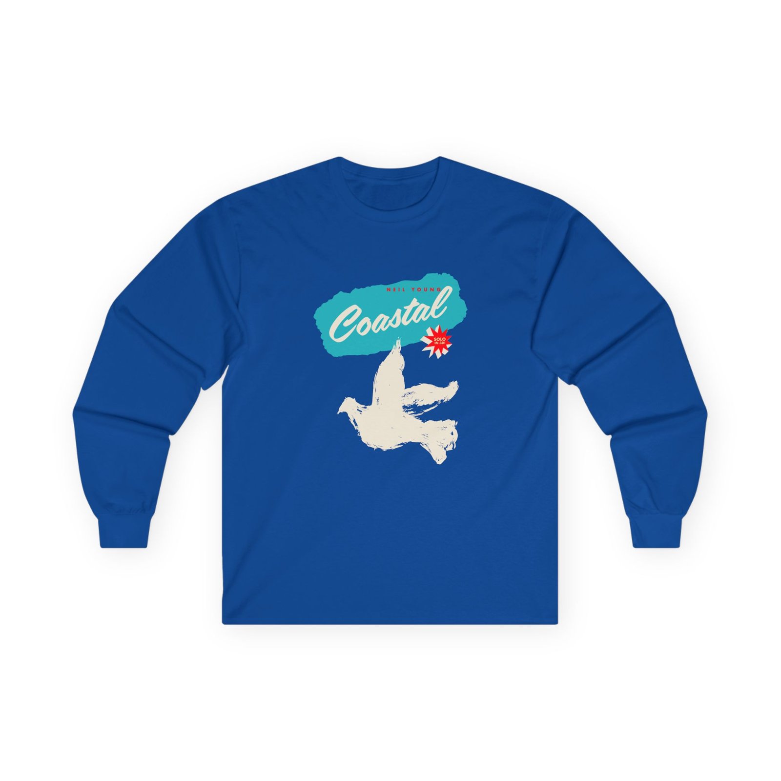 Neil Young Coastal Peace Dove Unisex Ultra Cotton Long Sleeve Tee