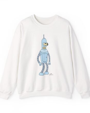 John Dimaggio Futurama Bender Unisex Heavy Blend™ Crewneck Sweatshirt