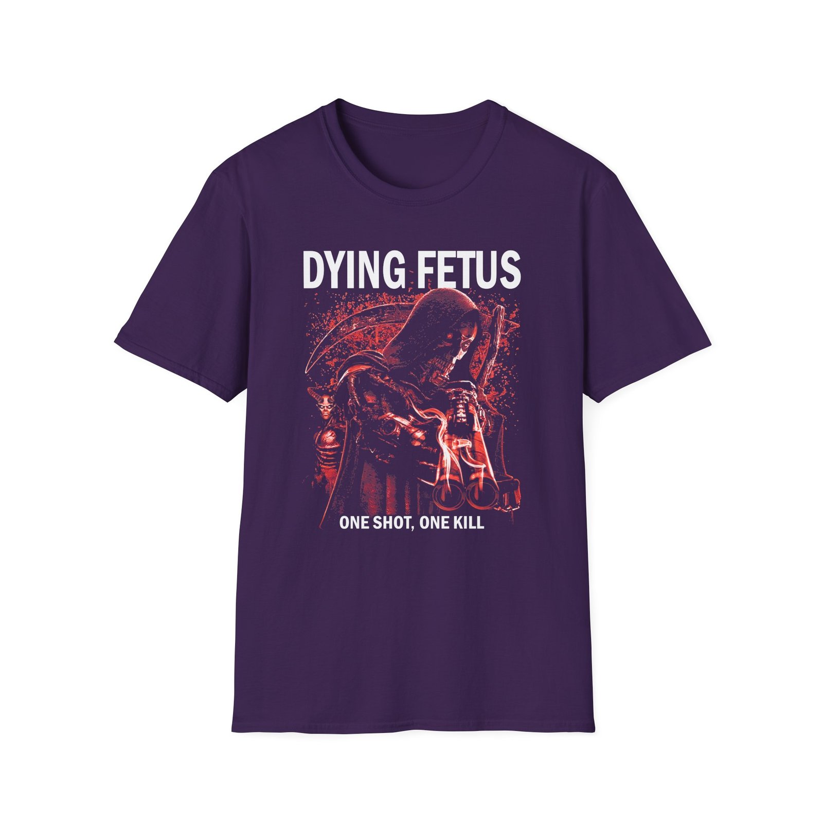 Dying Fetus One Shot Kill Unisex Softstyle T-Shirt