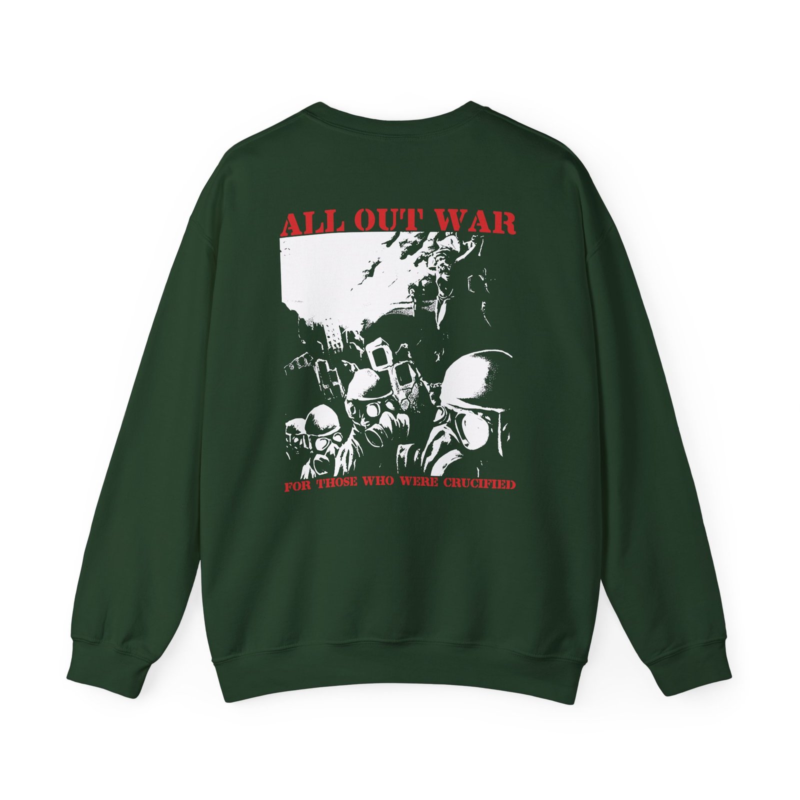 All Out War Crucified Original Unisex Heavy Blend™ Crewneck Sweatshirt
