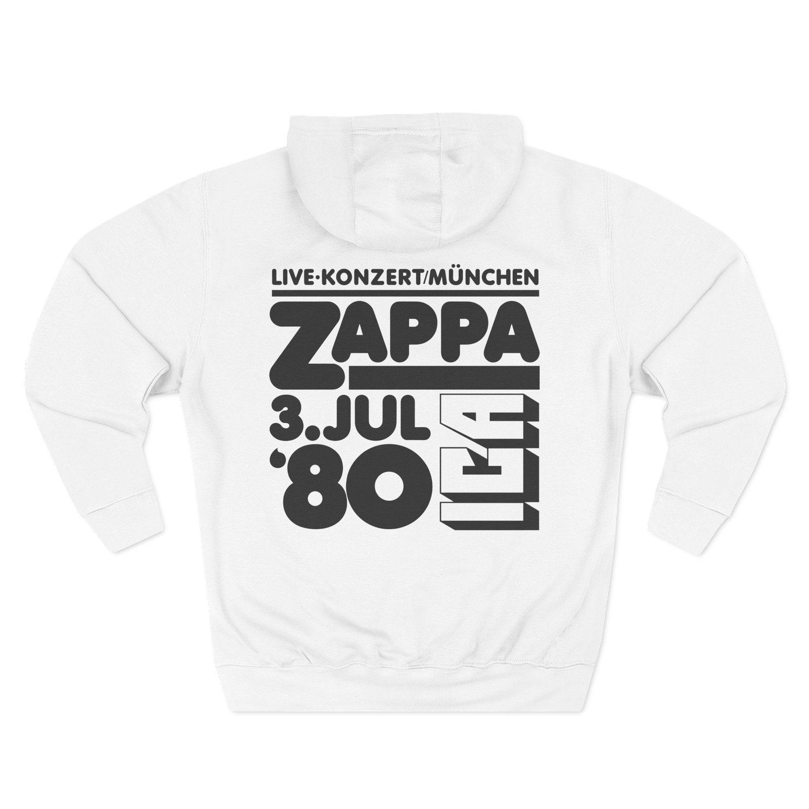 Frank Zappa 80 Munich Three-Panel Fleece Hoodie