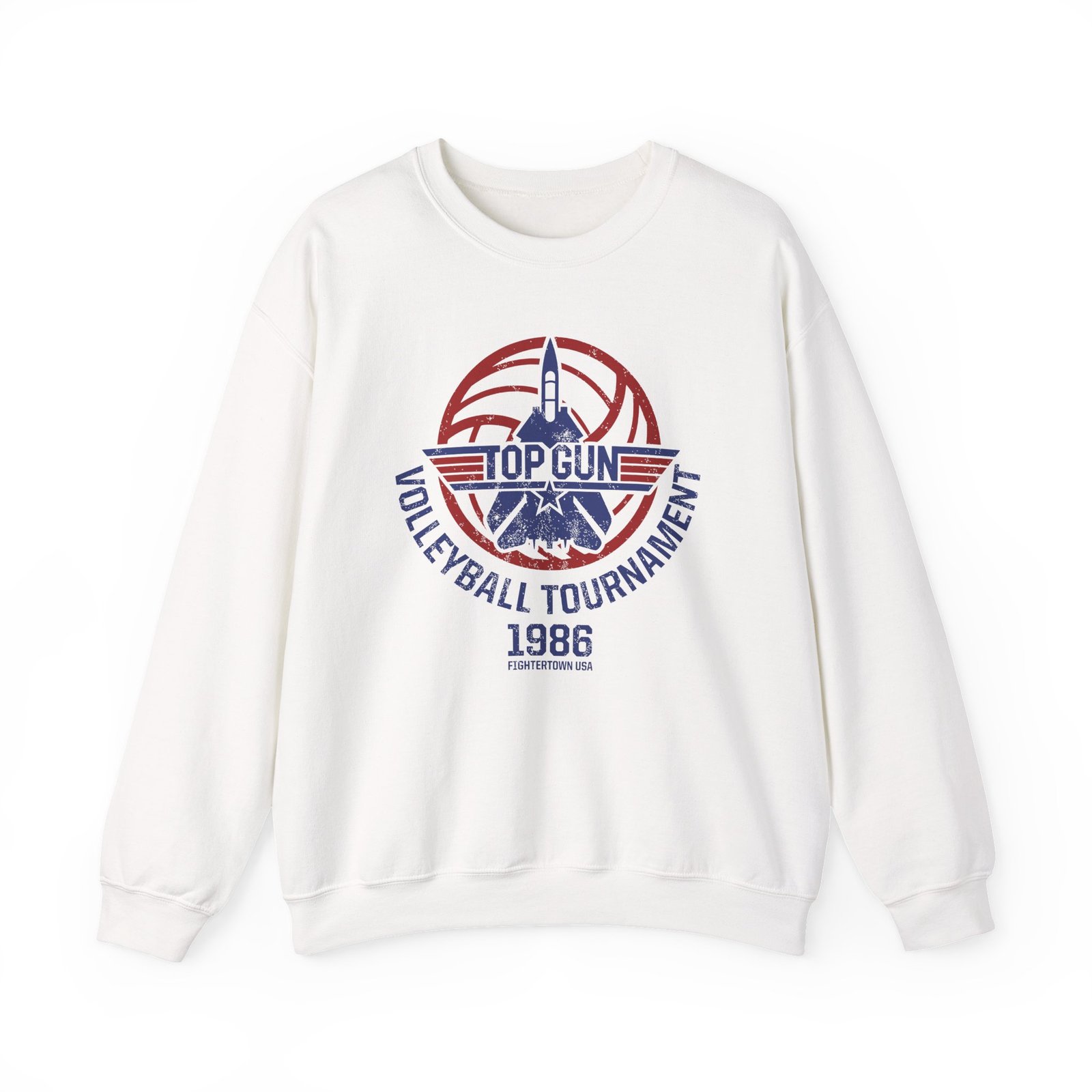 Top Gun Volleyball Tournament Unisex Heavy Blend™ Crewneck Sweatshirt
