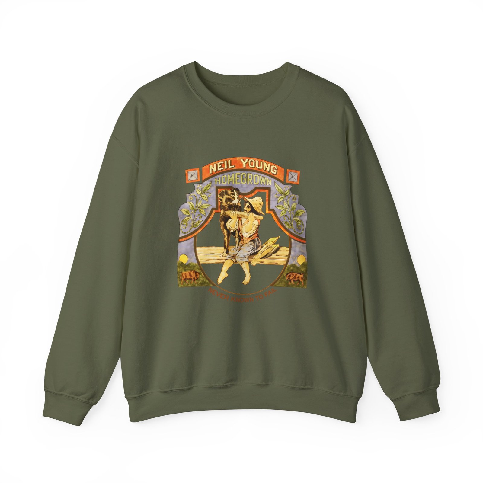 Neil Young Homegrown Unisex Heavy Blend™ Crewneck Sweatshirt