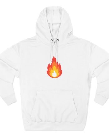 Sapnap Layered Fire Three-Panel Fleece Hoodie