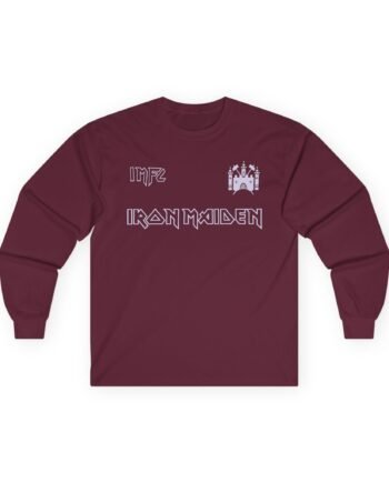 Iron Maiden X West Ham 50th Anniversary Unisex Ultra Cotton Long Sleeve Tee