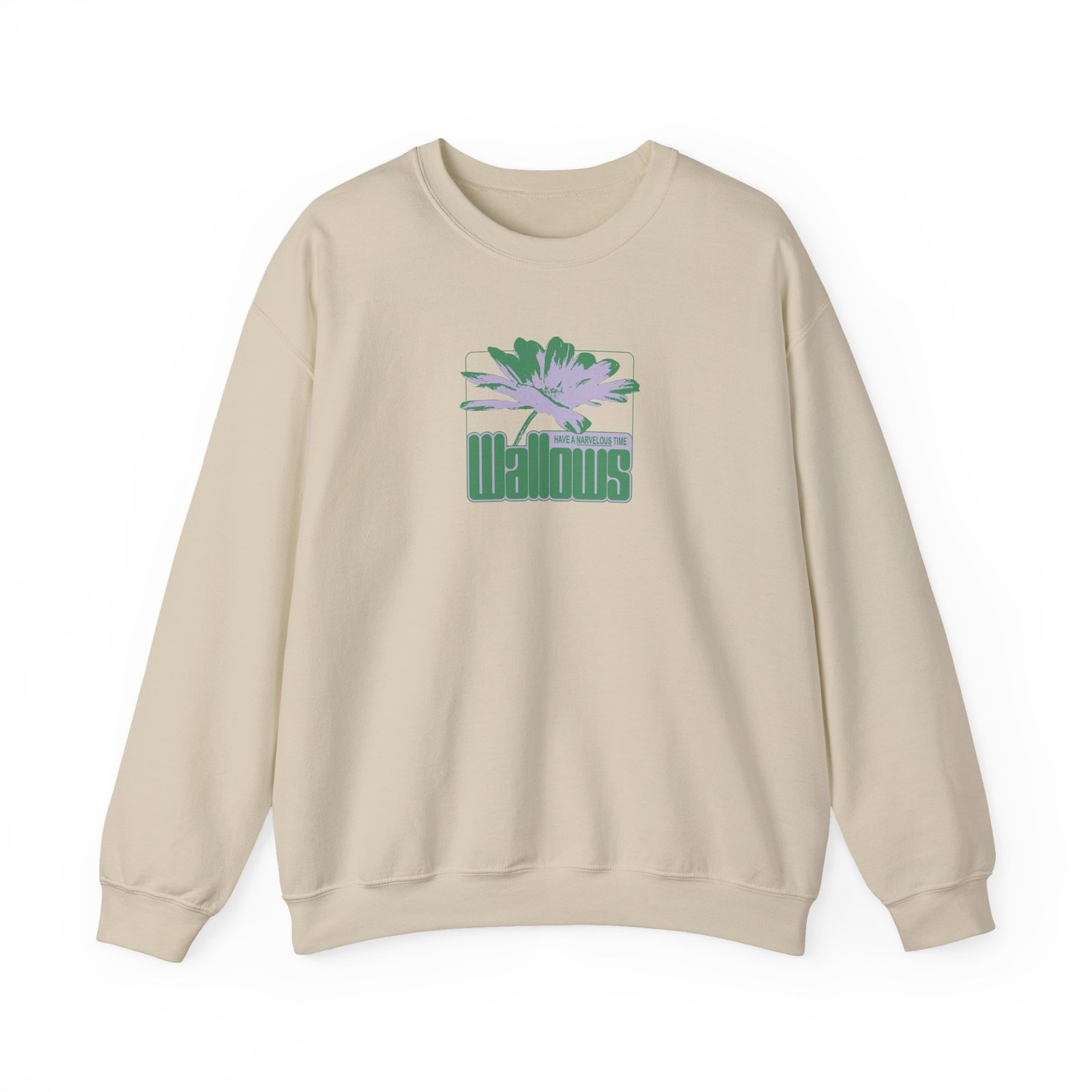 Wallows Marvelous Flower Unisex Heavy Blend™ Crewneck Sweatshirt