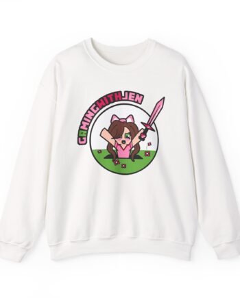 Popularmmos Gaming With Jen Unisex Heavy Blend™ Crewneck Sweatshirt