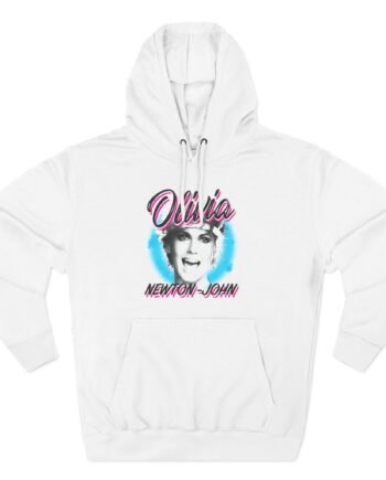 Olivia Newton John Pastel Paint Three-Panel Fleece Hoodie