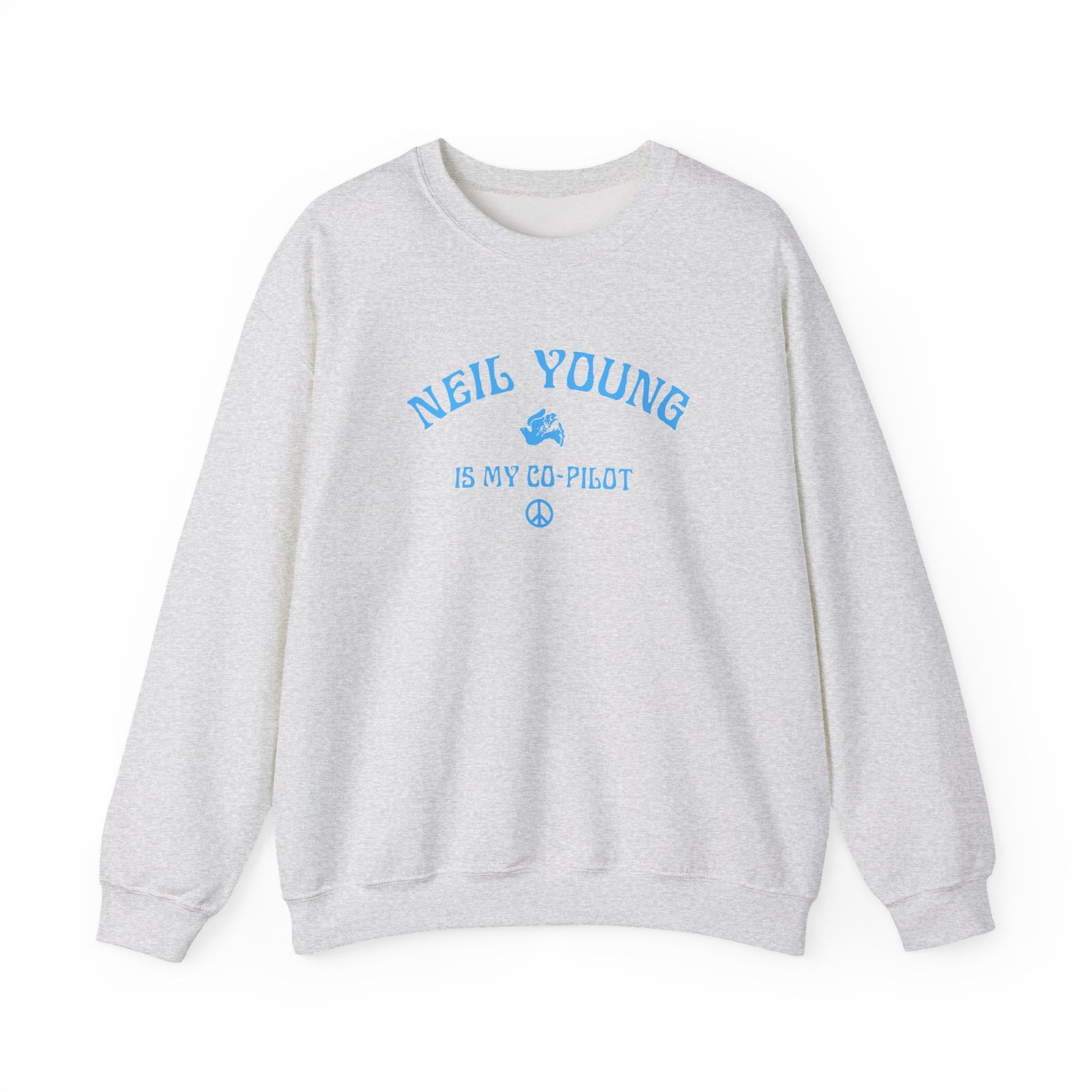 Neil Young Co-pilot Unisex Heavy Blend™ Crewneck Sweatshirt