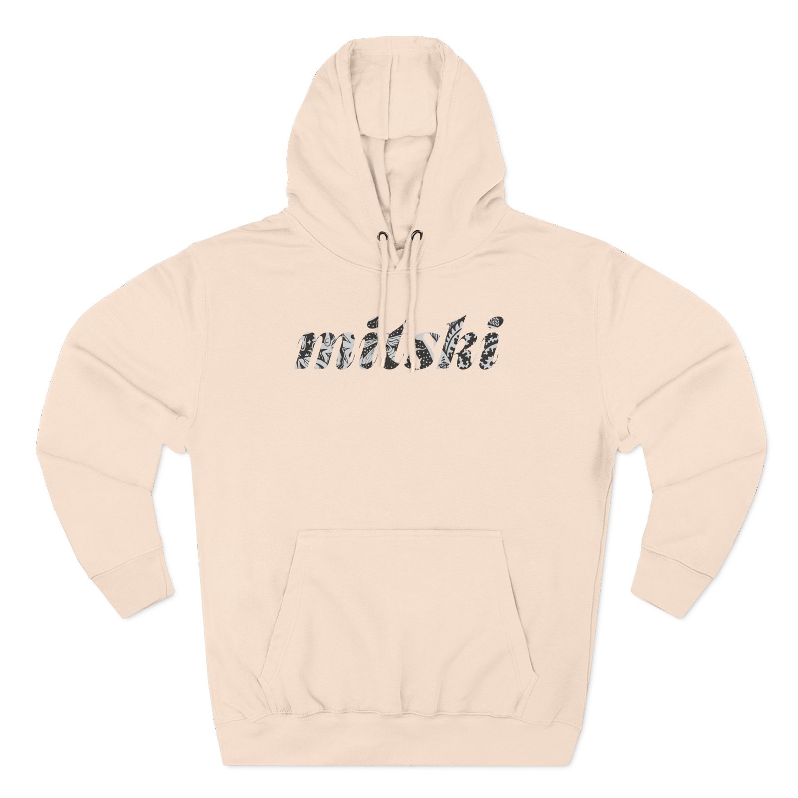 Mitski Flower Logo Three-Panel Fleece Hoodie