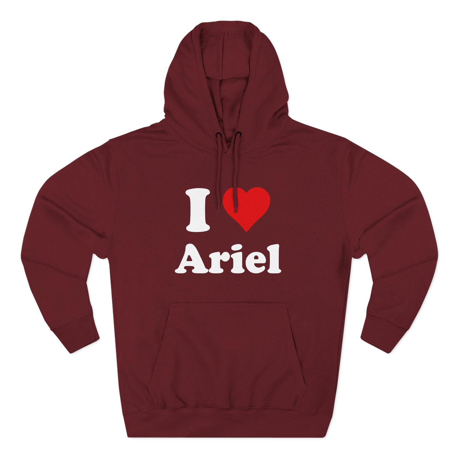 Baby Ariel I Love Ariel Three-Panel Fleece Hoodie
