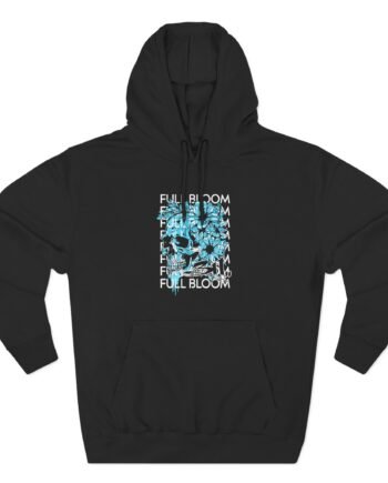 113 Full Bloom Repeat Three-Panel Fleece Hoodie