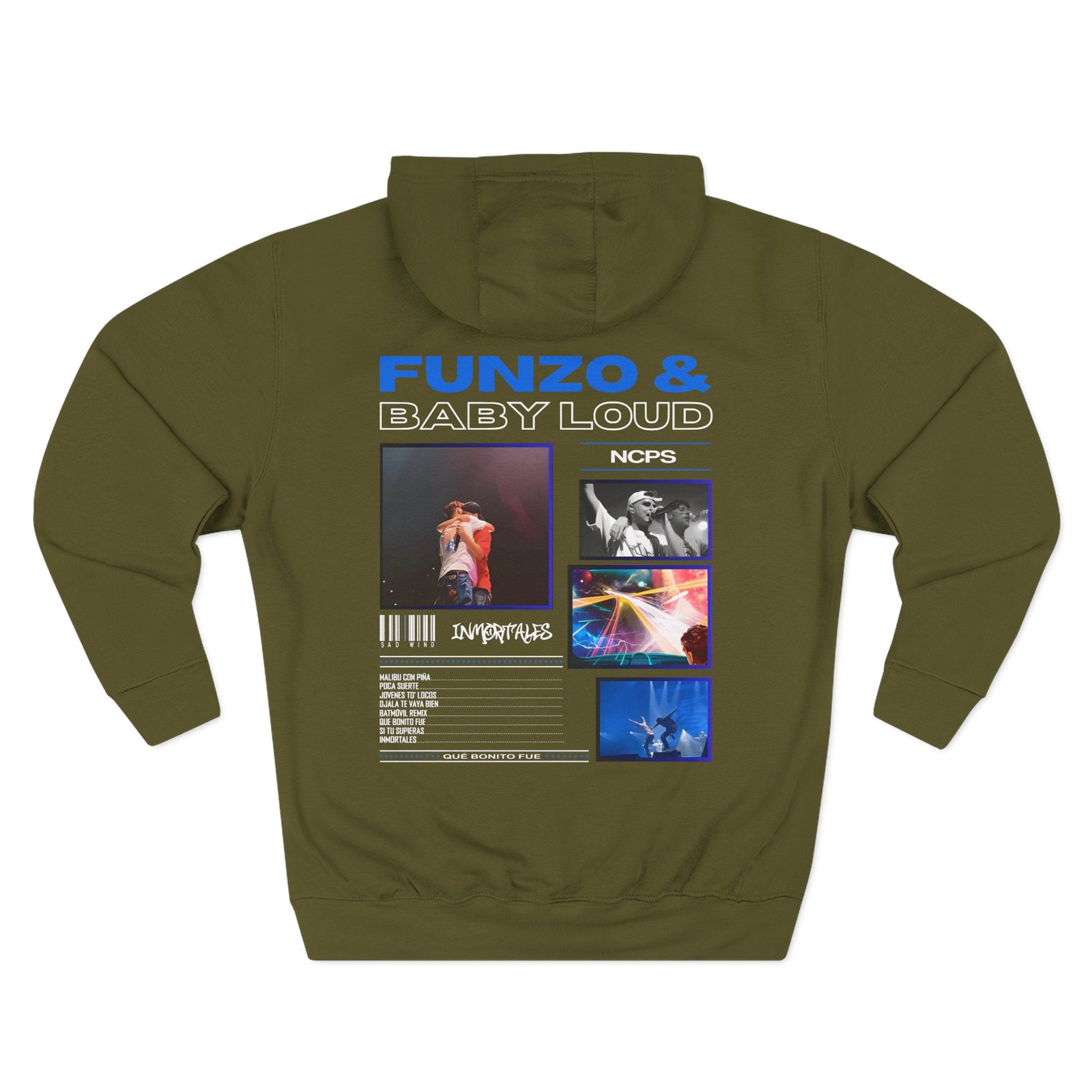 Funzo Y Baby Loud Three-Panel Fleece Hoodie