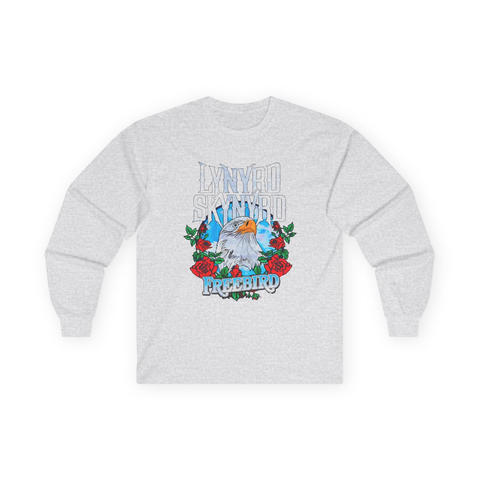 Lynyrd Skynyrd Eagle Roses Unisex Ultra Cotton Long Sleeve Tee